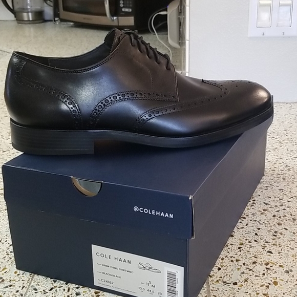 Cole Haan Harrison Grand Wing Tip dress shoes - Picture 1 of 4